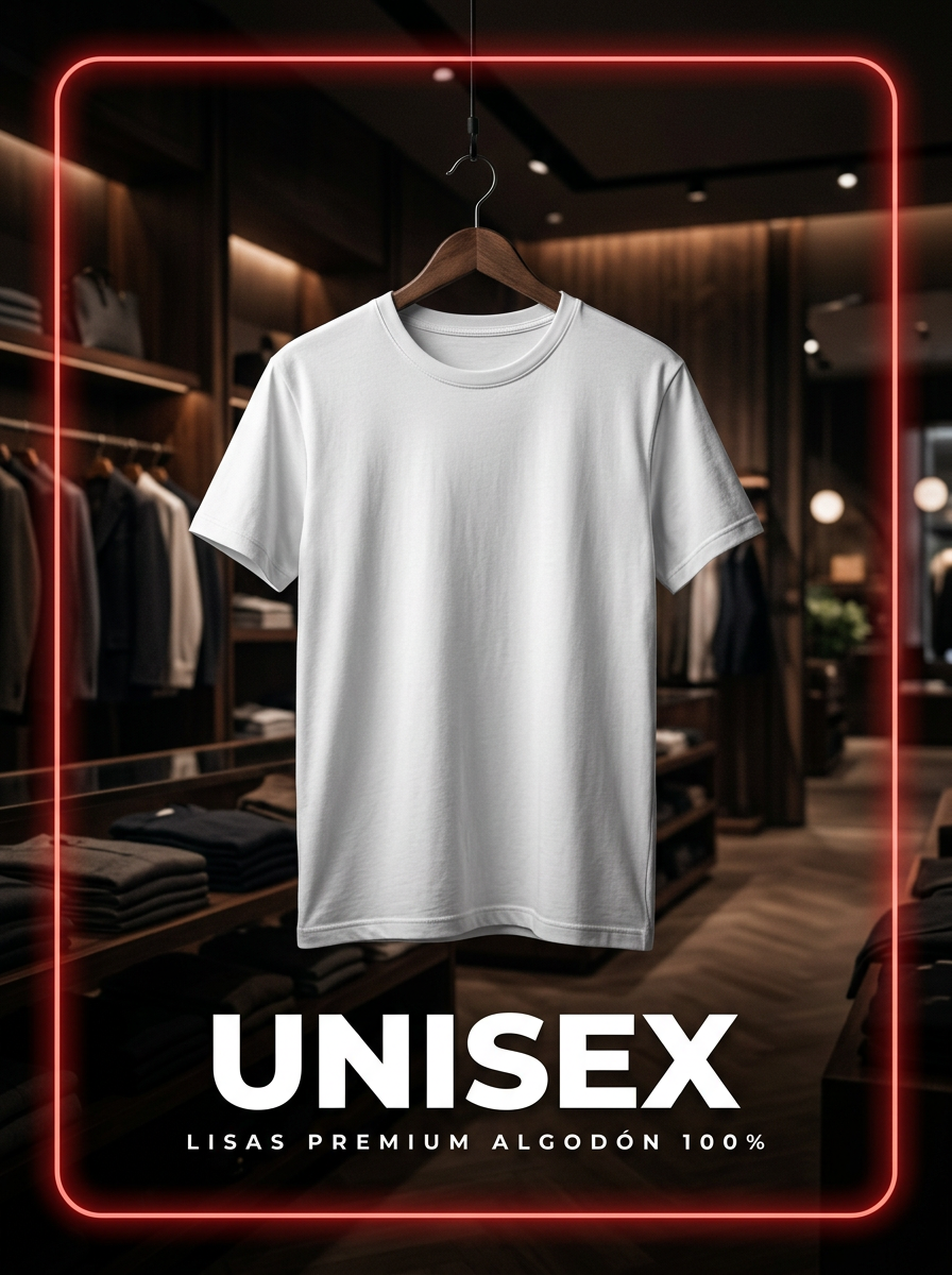 Remeras lisas unisex